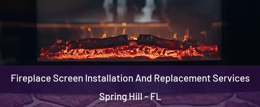  Fireplace Screen Installation And Replacement Services Spring Hill - FL