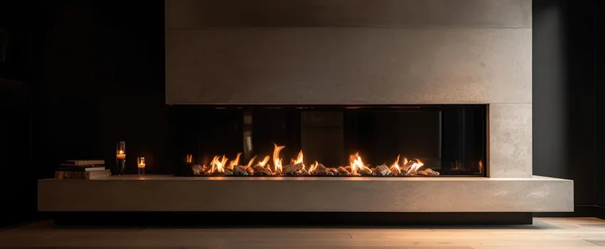 Gas Fireplace Ember Bed Design Services in Spring Hill, Florida