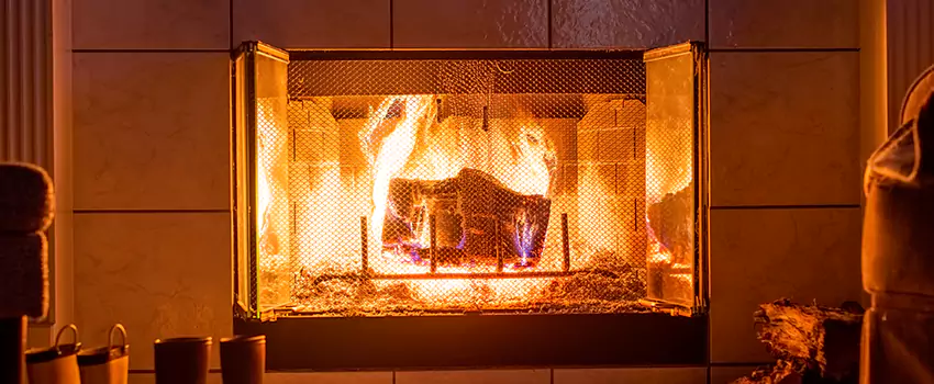 Mendota Hearth Landscape Fireplace Installation in Spring Hill, Florida