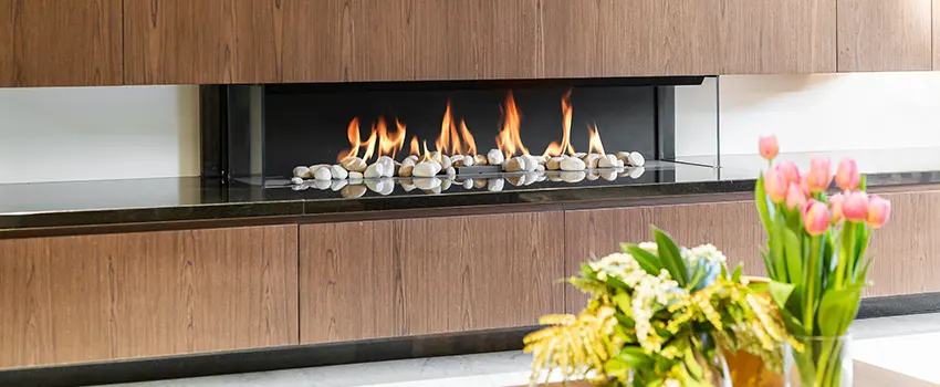 Double-height Fireplace Design Refurbishment in Spring Hill, Florida