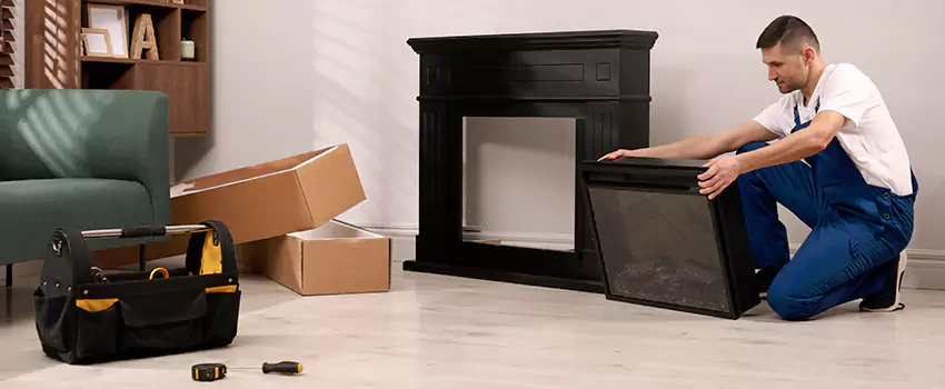 Old Rusted Metal Fireplace Repair And Replacement in Spring Hill, FL
