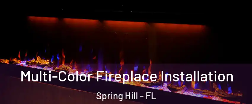  Multi-Color Fireplace Installation Spring Hill - FL